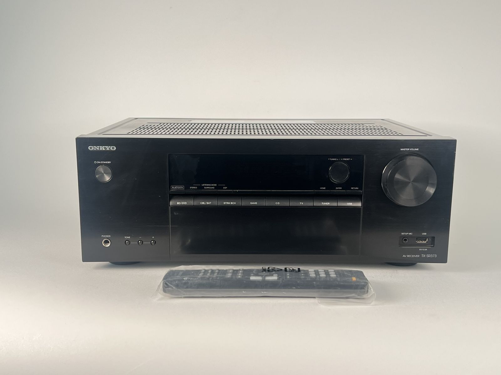 Onkyo TX-SR373 5.2 Channel AV Receiver w/ Remote Bluetooth 4K