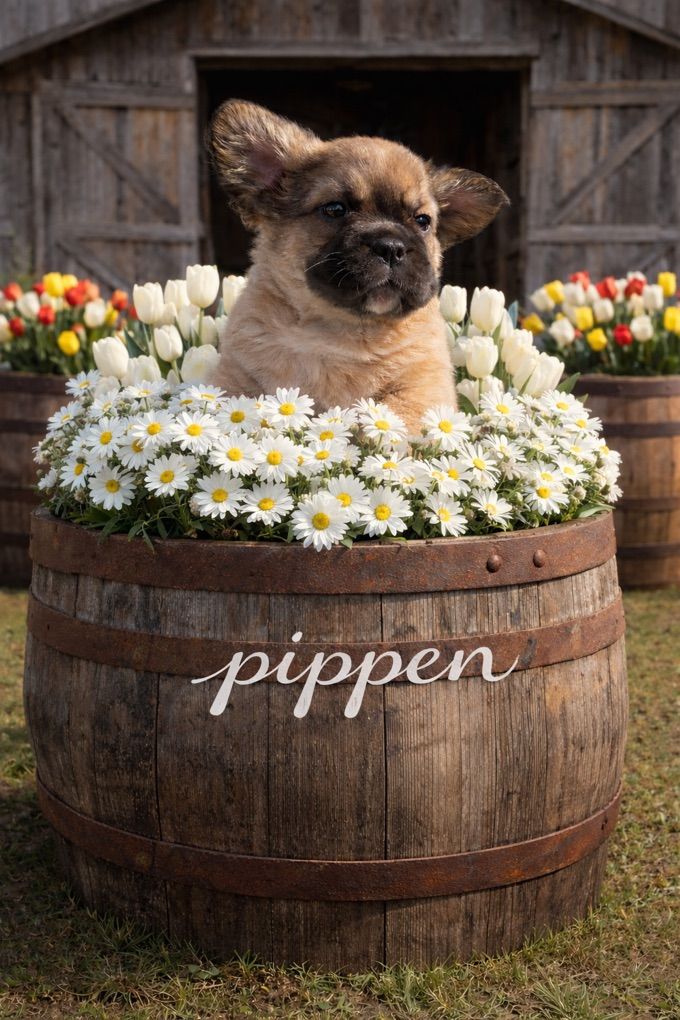 Fluffy Frenchy Frenchie French Bulldog Puppies