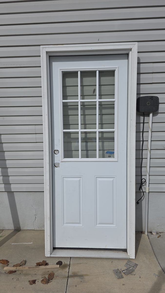 32" Front Door, brick mold included! Save!! Back, garage, patio door.