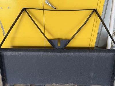 Skid steer plate fork attachment