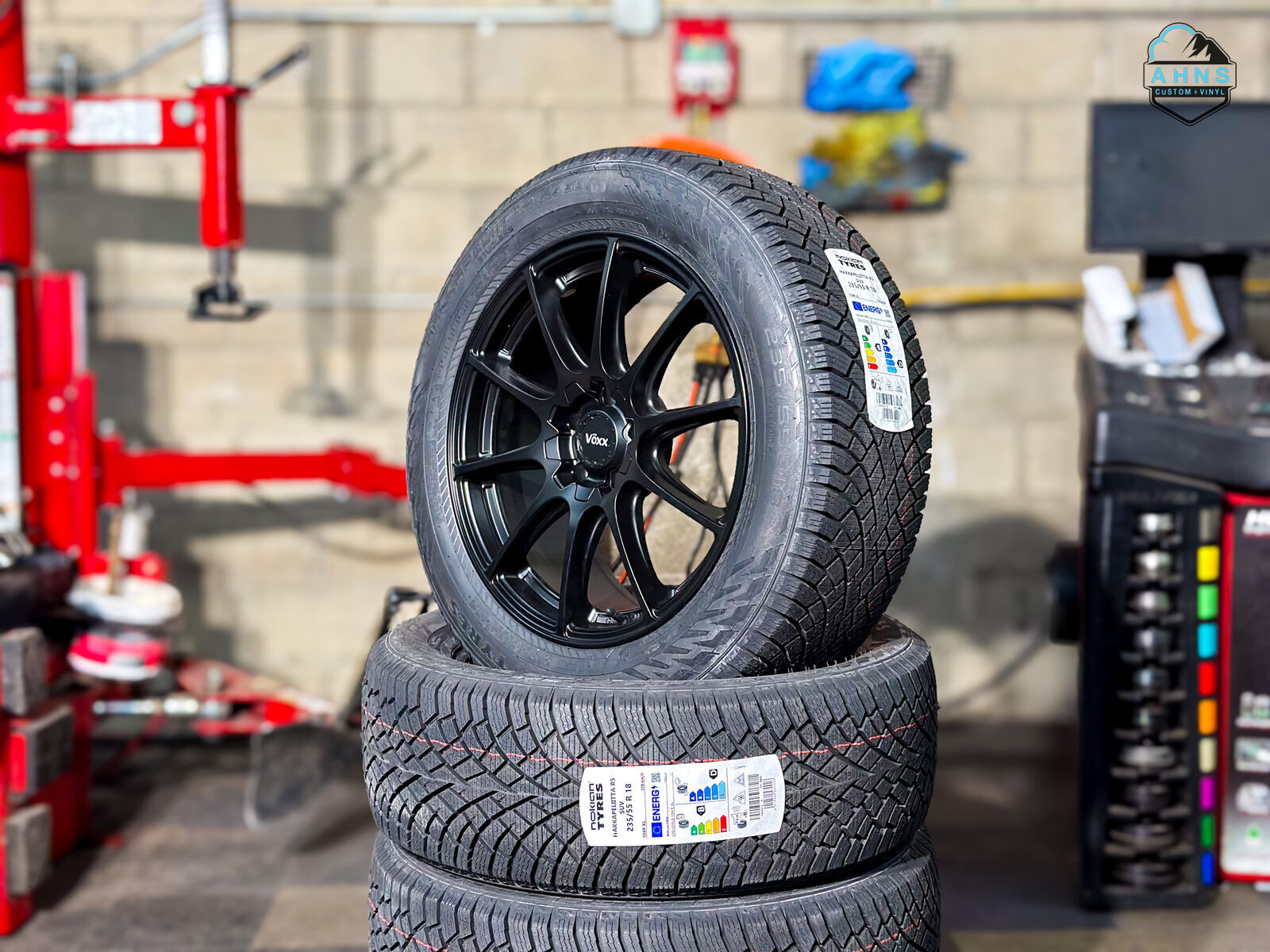 Winter | 235 55 18 Nokian Hakkapeliitta | Tesla Model Y | 18" Wheel Package | Snow Tires | 235/55r18 | Brand New | VW | Porsche