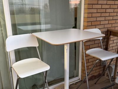Bar Height Table And Two Chairs