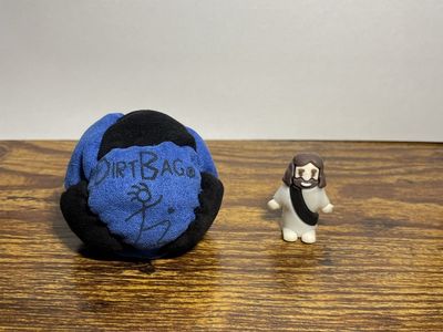 Brand New World of Footbag’s DirtBag! Blue/Black, White/Black, Yellow/Black