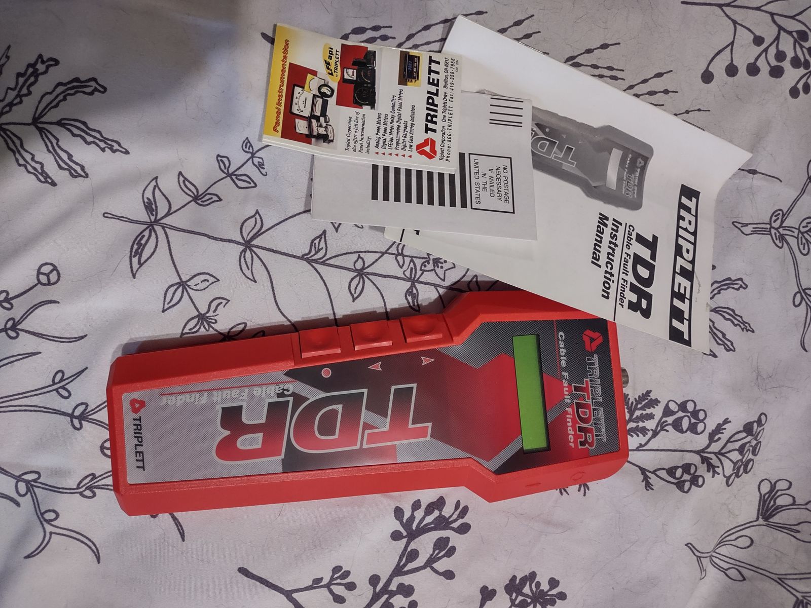 New Triplett TDR cable fault finder