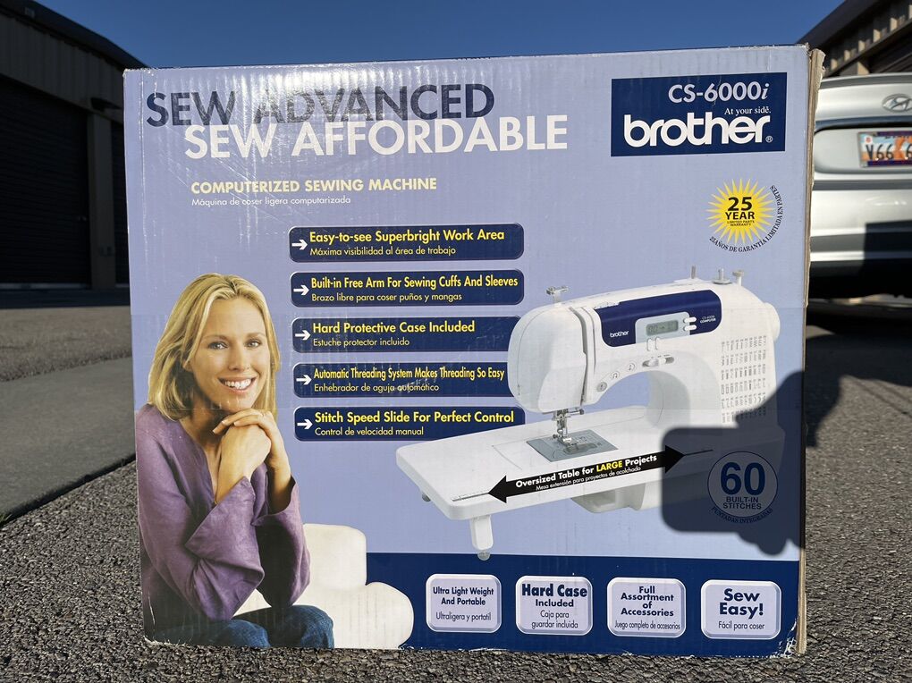 Sewing and Quilting Machine (CS6000i by Brother)
