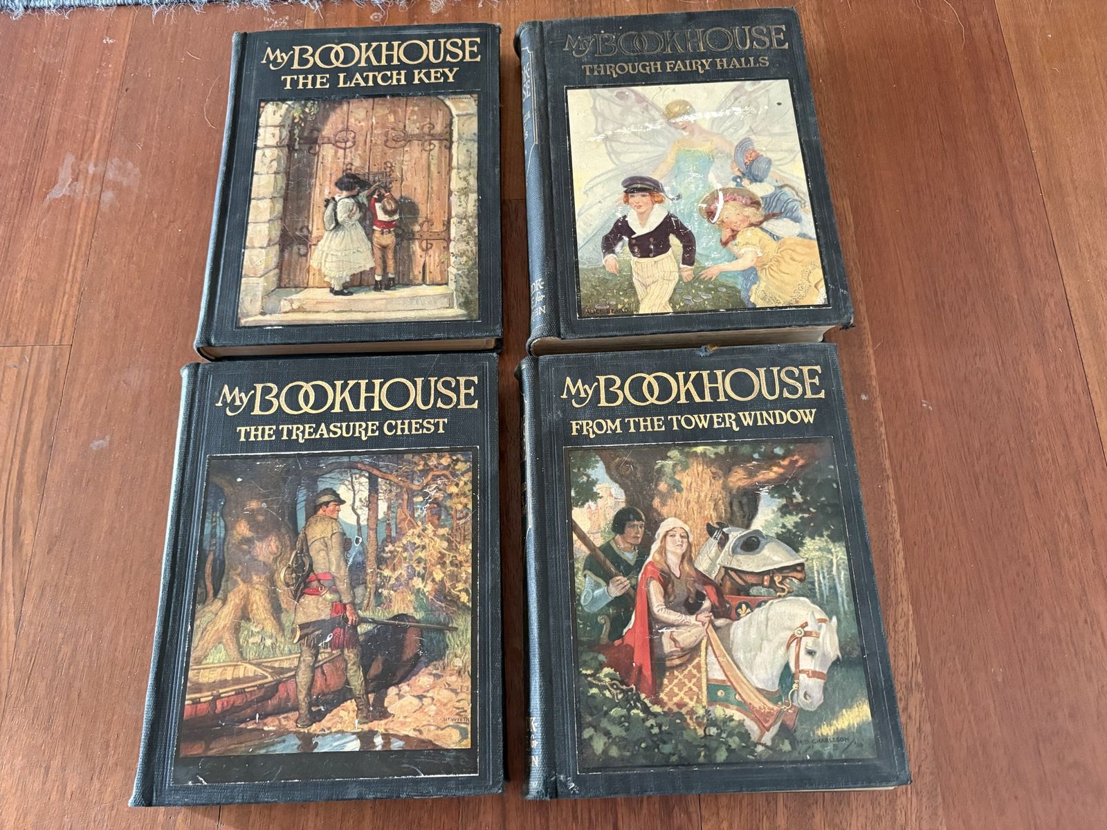 4 My Bookhouse Books from 1920