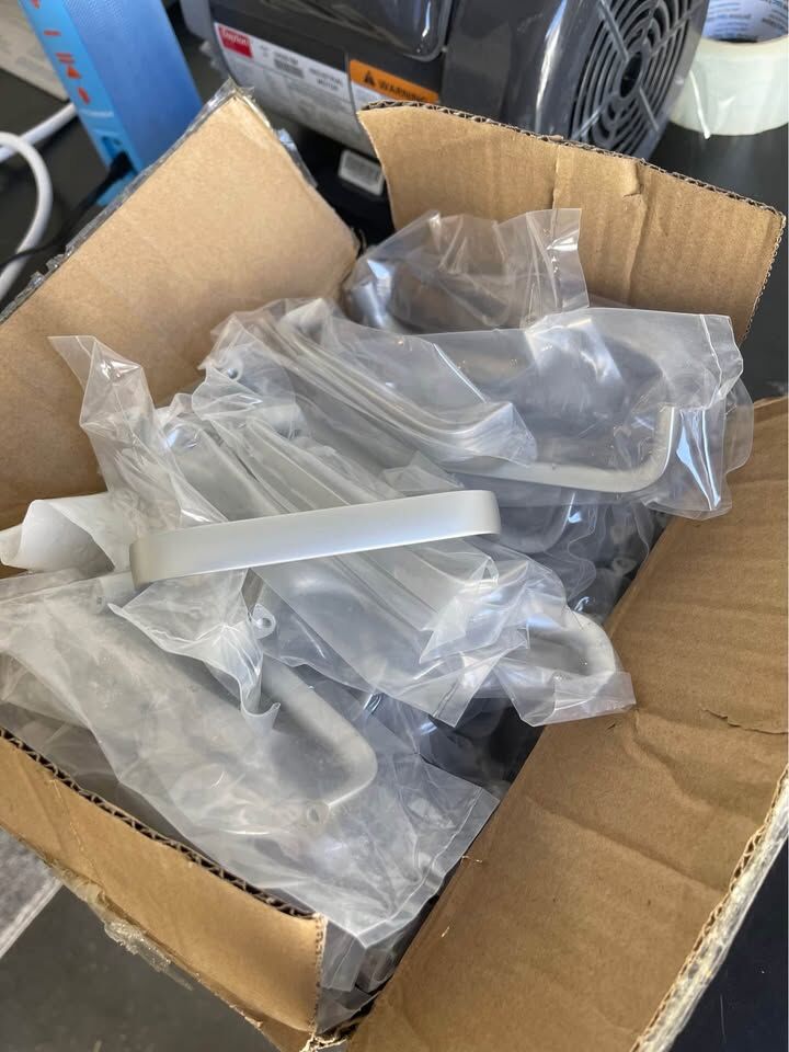 100 cabinet pulls brushed aluminum