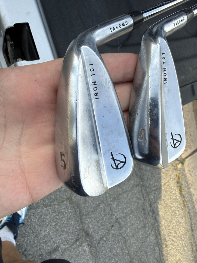 Takomo 101 4 and 5 iron stiff flex