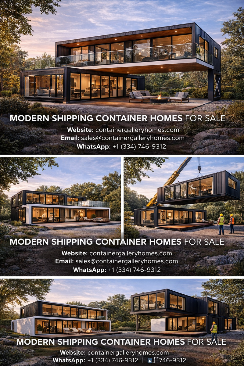 Discover Modern Shipping Container & Prefab Homes for Sale | Fully Equipped | Free Shipping & Installation