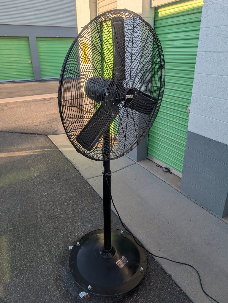 30  inch pedestal shop fan