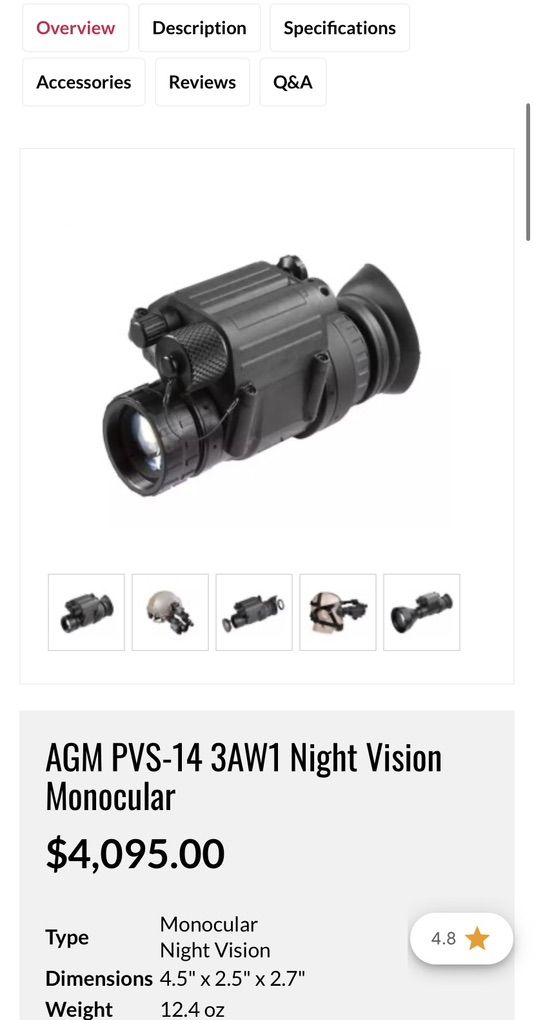 Pvs-14 Night Vision