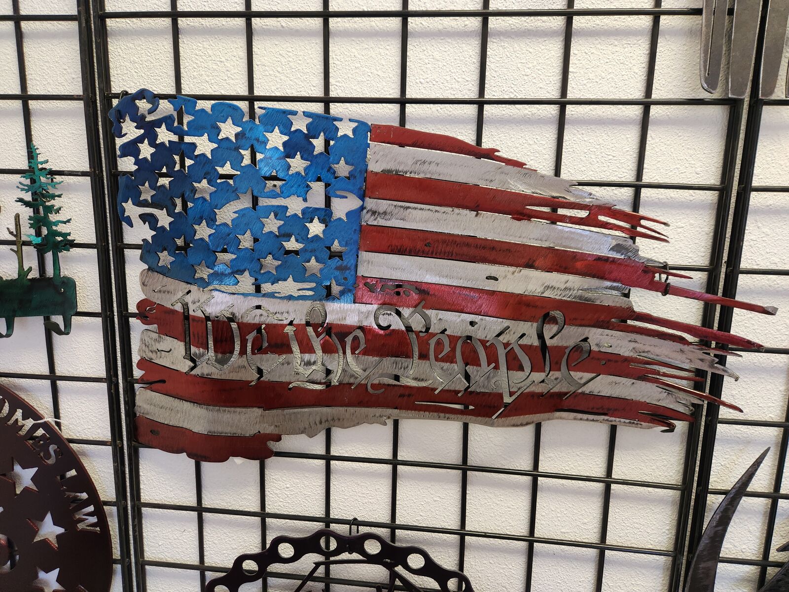 We The People Tattered Flag