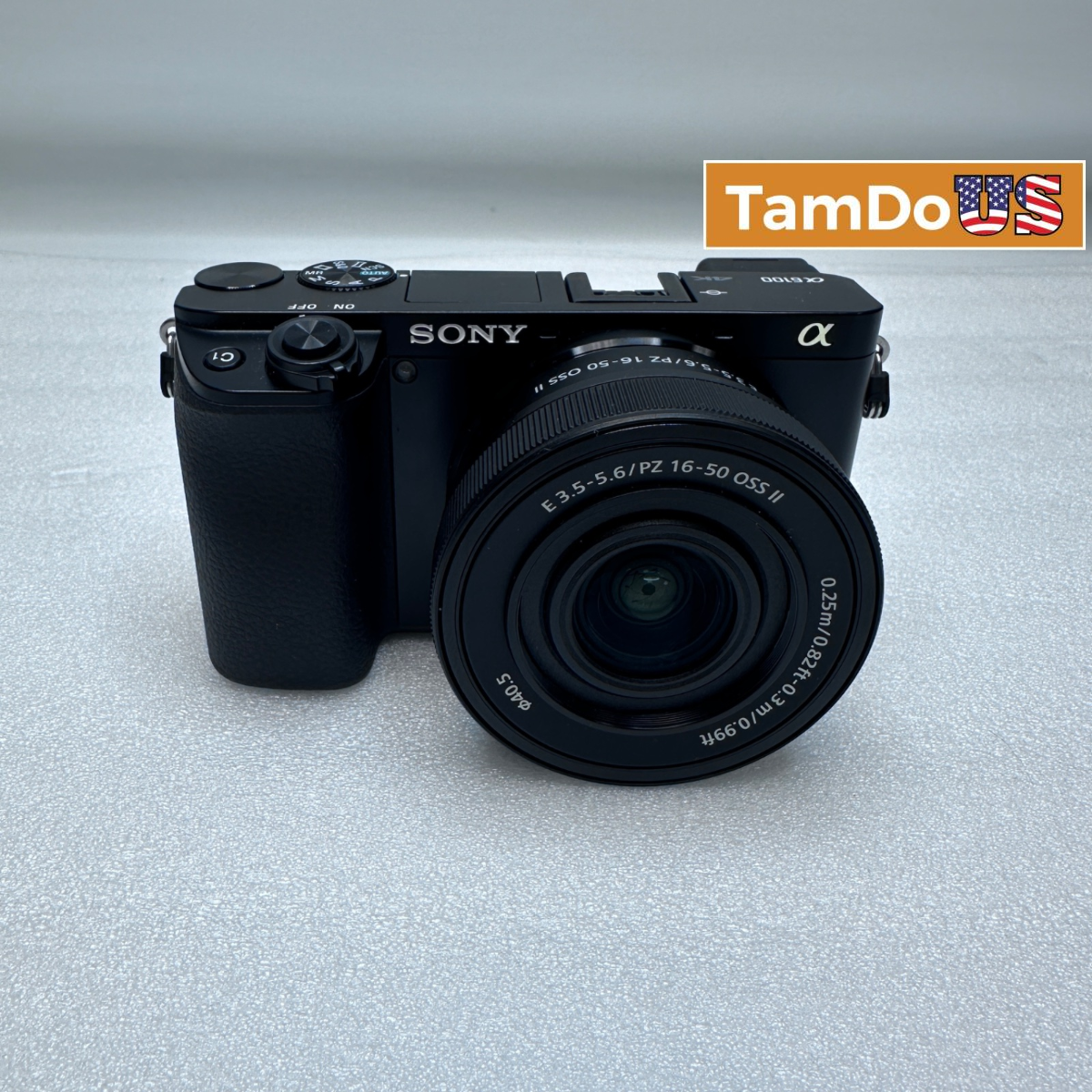 Sony Alpha a6100 Mirrorless Camera with E PZ 16-50mm F3.5-5.6 OSS II Lens