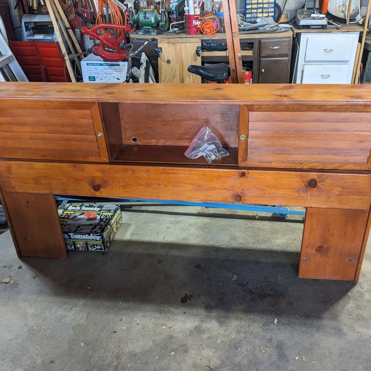 Queen Headboard and bed frame