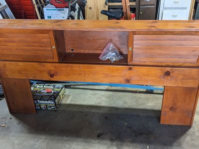 Queen Headboard and bed frame