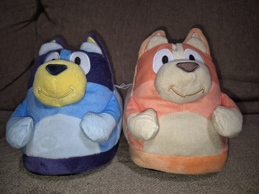 New Bluey Bingo 3D Plush Slippers 11 US Women's