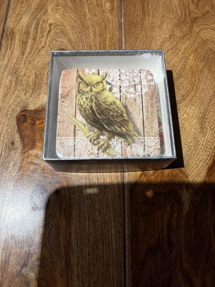 Assorted Ceramic Coasters Set - Decorative Drink Mats