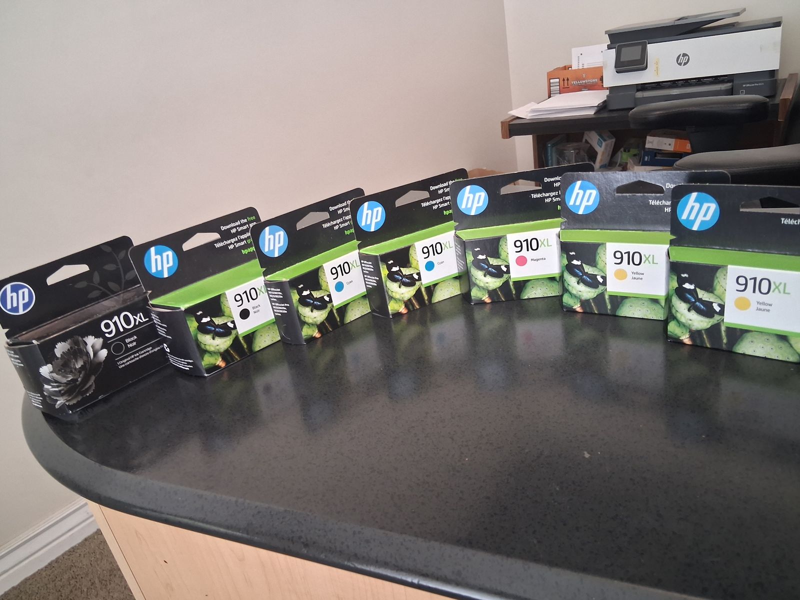 New HP Ink Cartridges 910XL