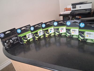 New HP Ink Cartridges 910XL