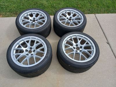 4 - Apex EC-7 18x11" ET52 Wheels