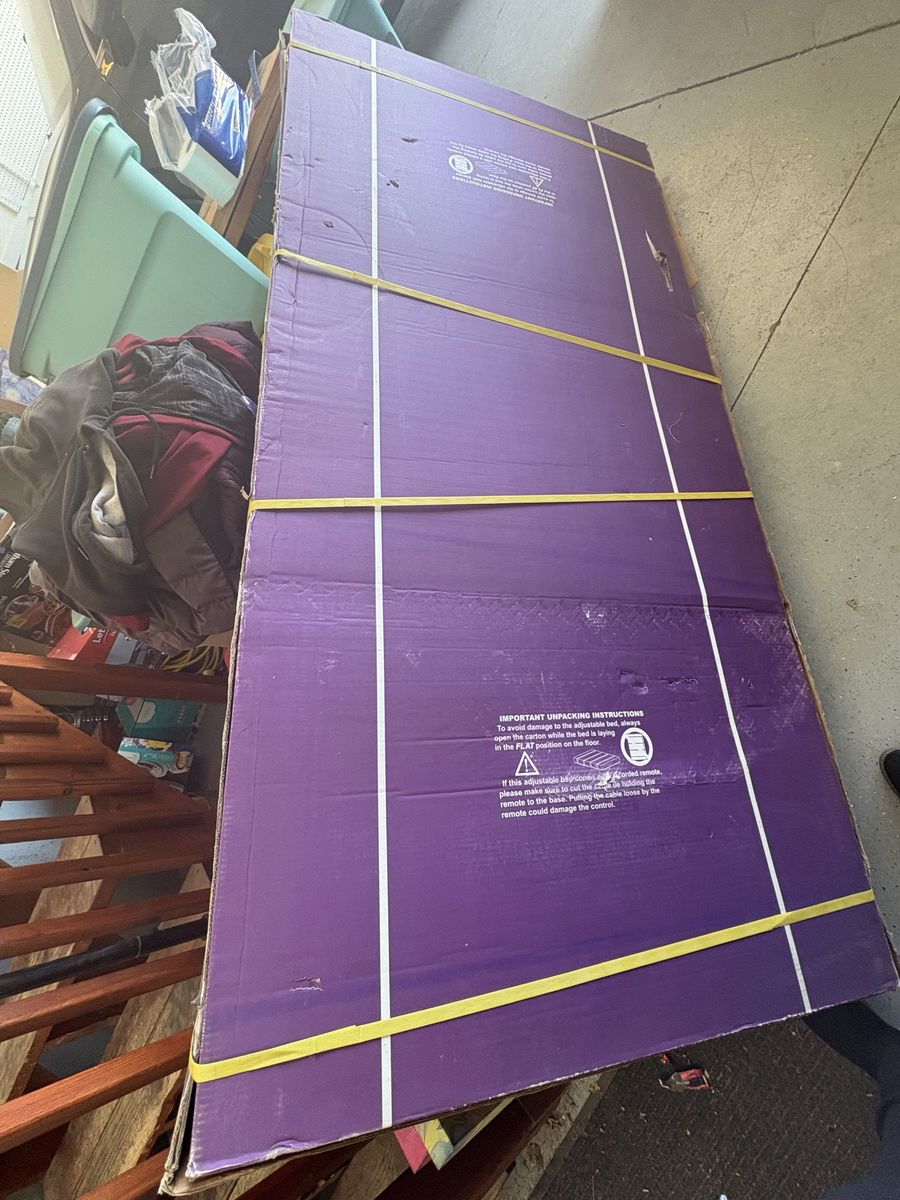 Purple PowerBase Adjustable Bed Base - New in Box