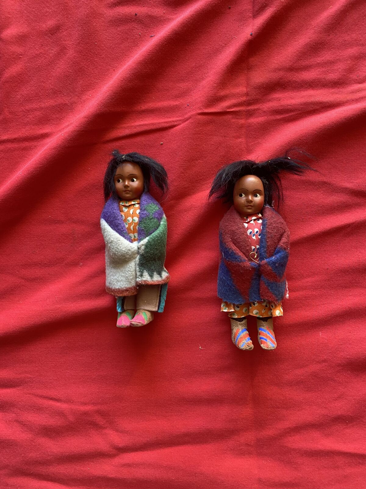 Antique collectible Indian dolls