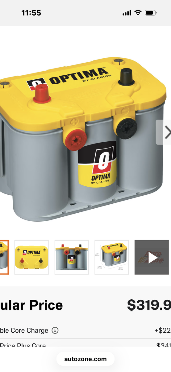 Optima battery new