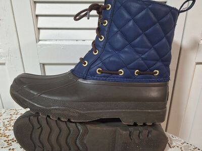 Nice Womens Sperry Gosling Quilted Duck Boots Sz-9