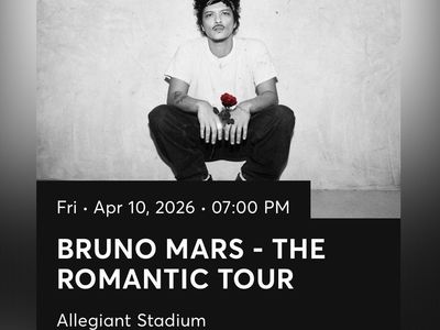 Bruno Mars-The Romantics Tour OPENING NIGHT 4/10