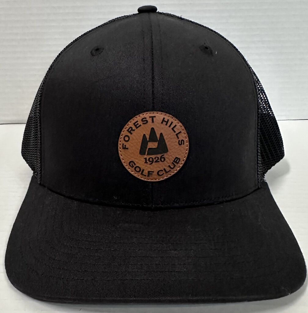 Forest Hills Golf Club Leather Patch Logo Snapback