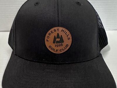 Forest Hills Golf Club Leather Patch Logo Snapback