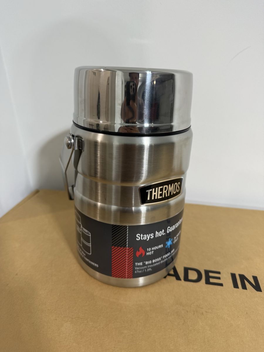 Thermos The Big Boss Stainless Steel Vacuum Insulated Food Jar 47oz