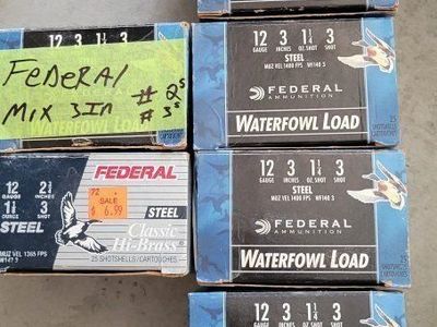 Assorted 12 Gauge Shotgun Shells - Winchester Drylok, Xpert, Federal Black Cloud & Hammer