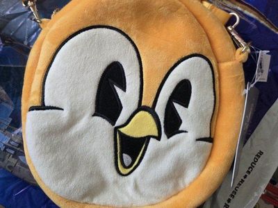 Disney Parks Chuuby Bird Crossbody Plush Bag Adjustable Strap Chubby NEW Round
