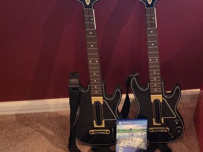 Guitar Hero Live Bundle with Two Guitars and PS4 Game