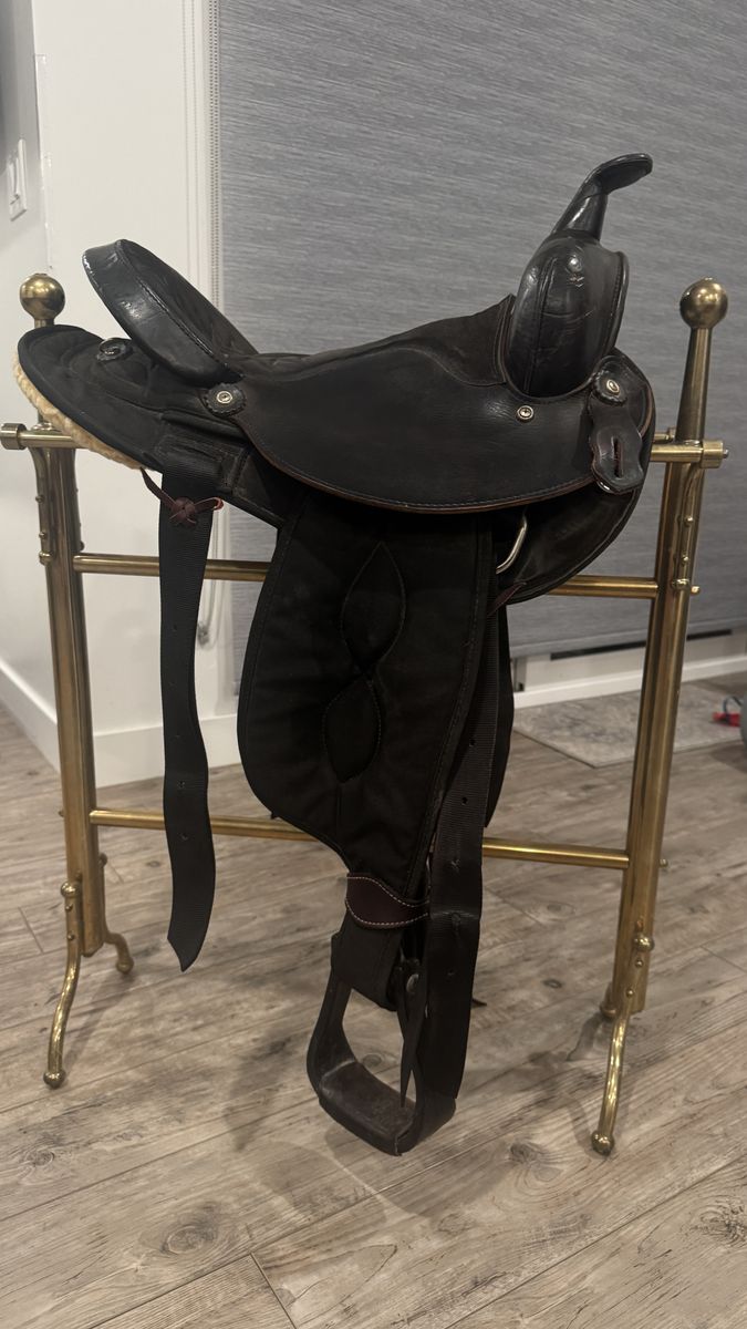 Big Horn #101 15” Lightweight Leather/Cordura Saddle