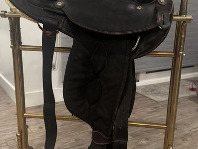 Big Horn #101 15” Lightweight Leather/Cordura Saddle