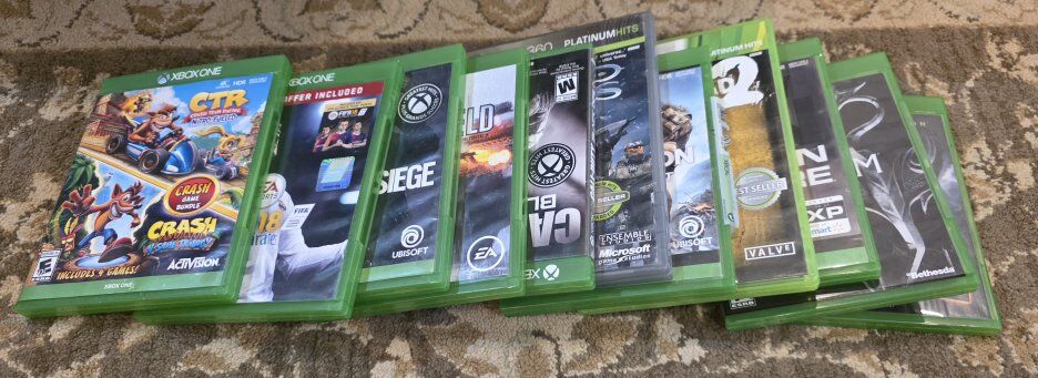 Xbox controllers, games, and controller accessorie