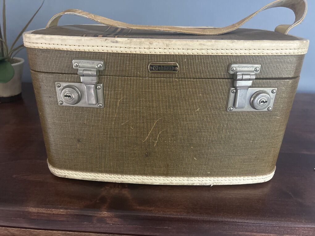 Vintage Oshkosh Carry On Suitcase
