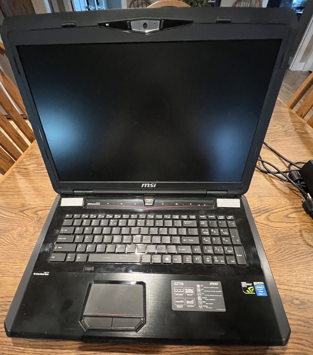 MSI GT70 Gaming Laptop - Intel i7-4700MQ, NVIDIA GTX 770M, 17.3" FHD, 32GB RAM, (Repair or Parts)