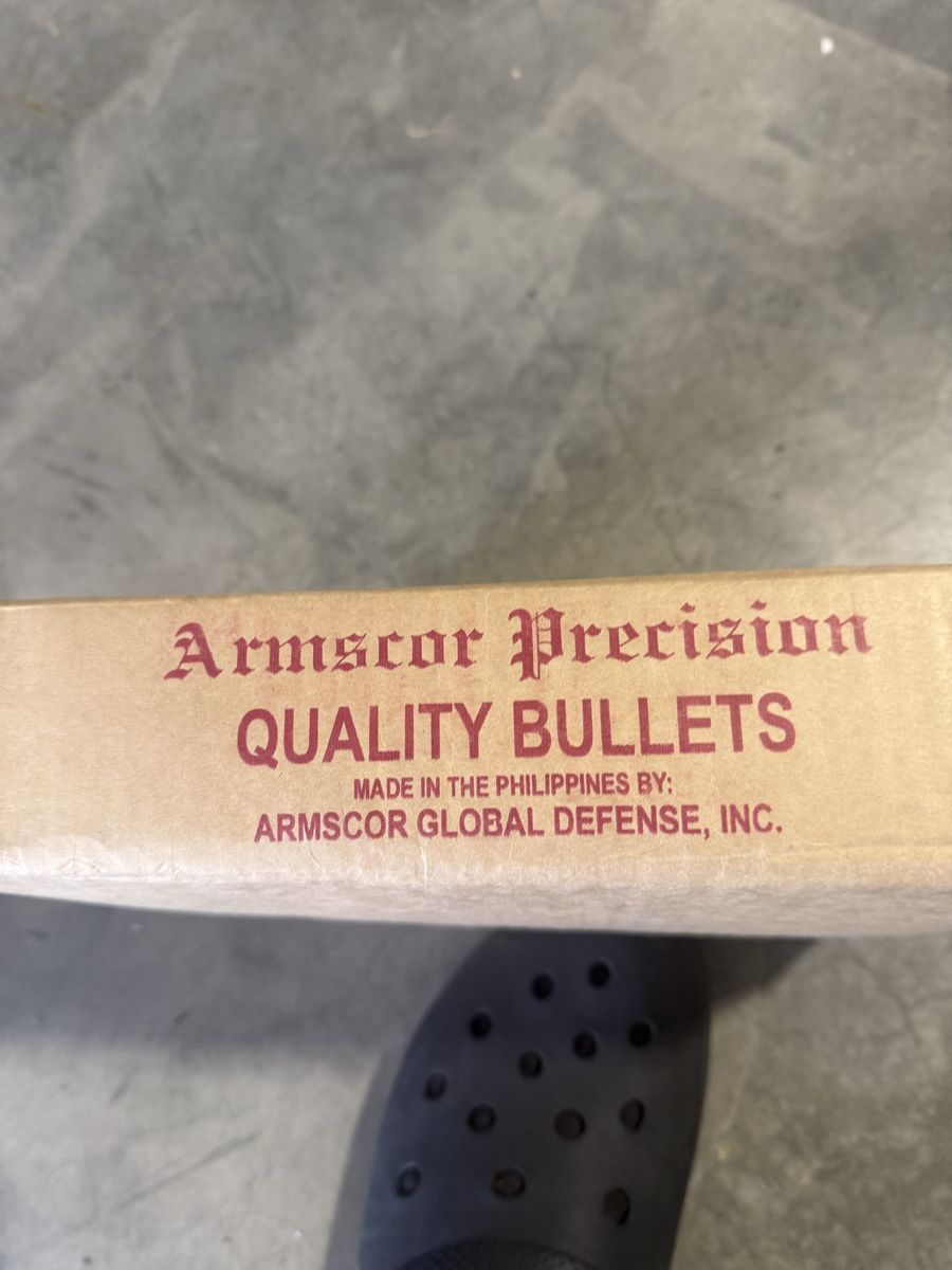Armscor Precision 9mm FMJ 115gr Projectiles, 2000ct