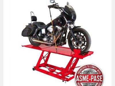 Motorcycle lift.