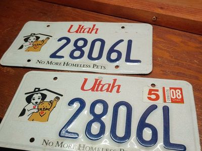 plates from Mercedes SL.
Free.