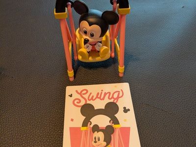 Pop Mart Baby Mickey Mouse "Swing" Mini Figure Toy Collectible Decor