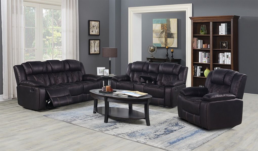BRAND NEW! Reclining Charcoal Sofa And Loveseat