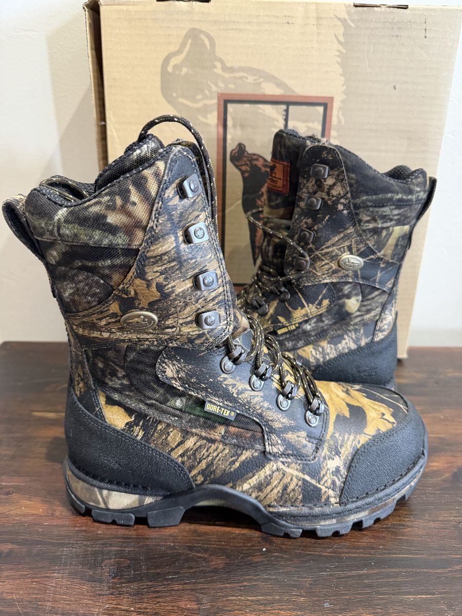 NEW! Irish Setter Camo Gore-Tex Waterproof Hunting Boots with Original Box