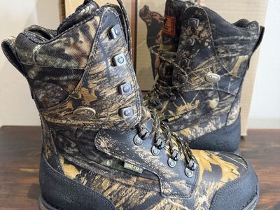 NEW! Irish Setter Camo Gore-Tex Waterproof Hunting Boots with Original Box