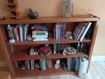 wood shelf set, wooden shelving set