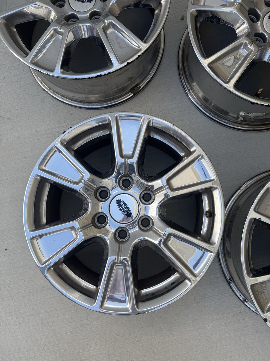 Ford 18-inch Chrome Wheels - Set of 4, Used