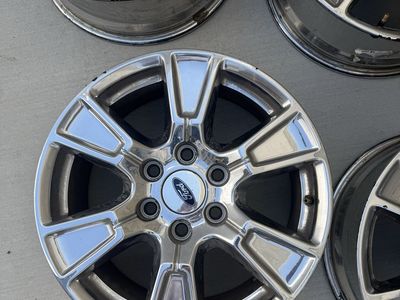 Ford 18-inch Chrome Wheels - Set of 4, Used